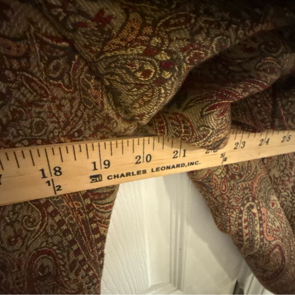 LOFT Paisley Blazer in Red and Brown - Picture 6 of 13